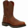 Rocky Original Ride FLX Unlined Western Boot, BROWN, W, Size 8 RKW0349